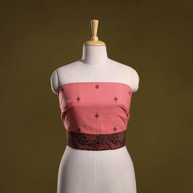 Jacquard cotton blouse piece 48 - handcrafted