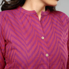  Jacquard Cotton Long Kurta for Women
