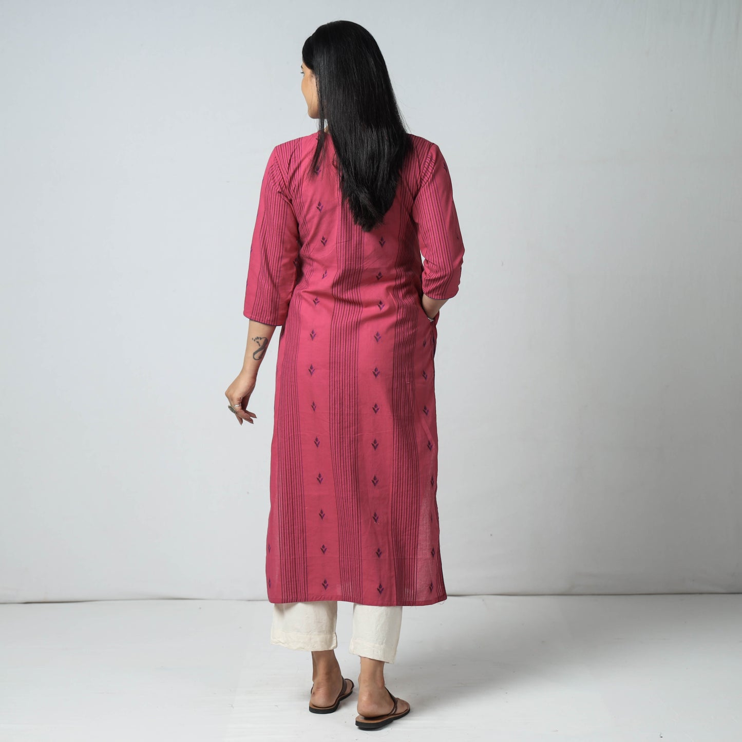 jacquard kurta