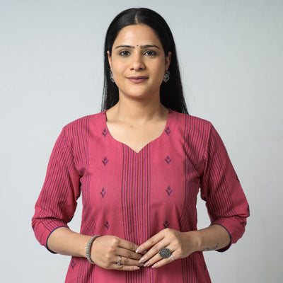 jacquard kurta