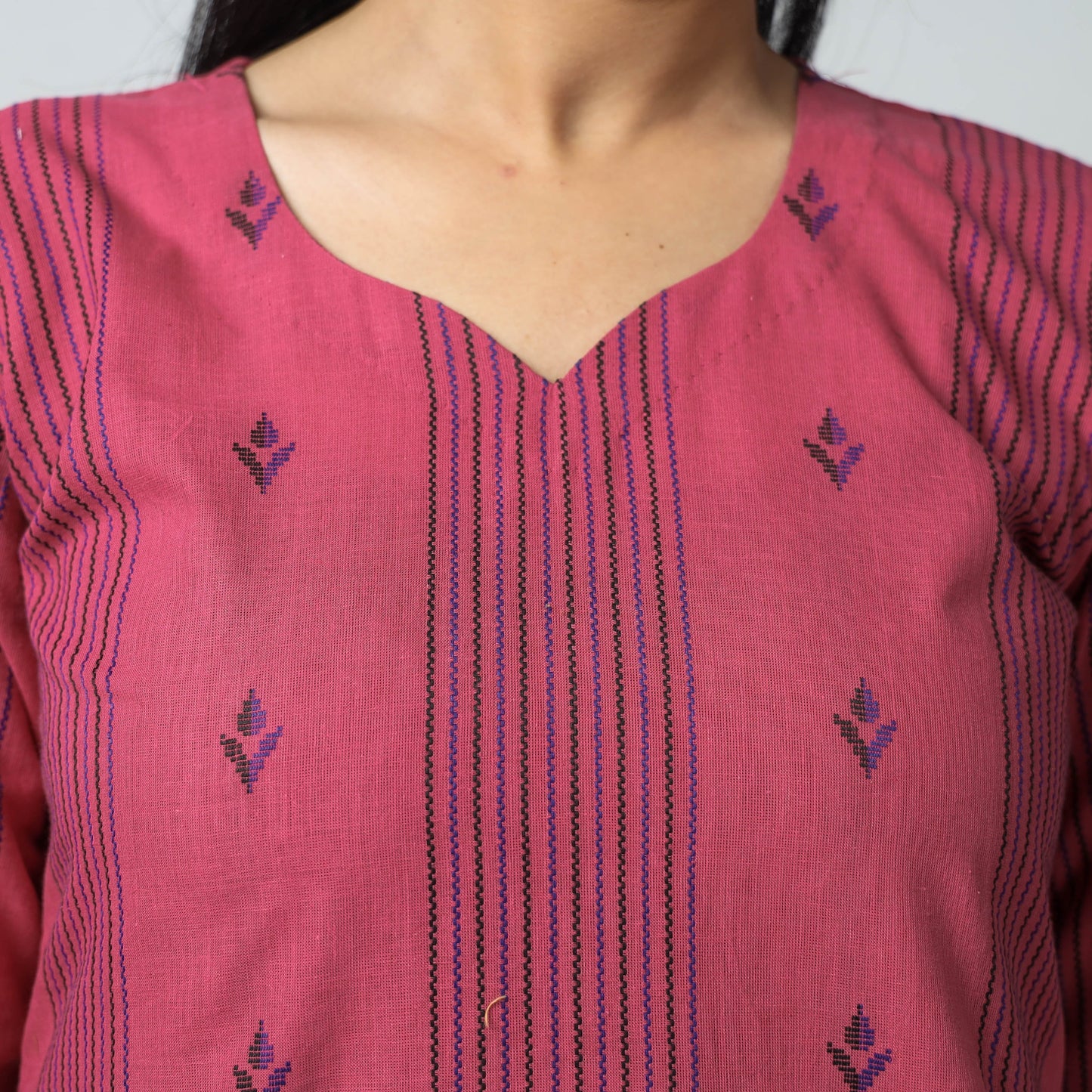 jacquard kurta