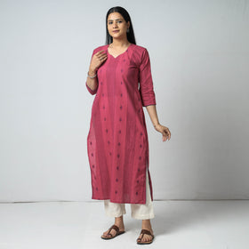 jacquard kurta