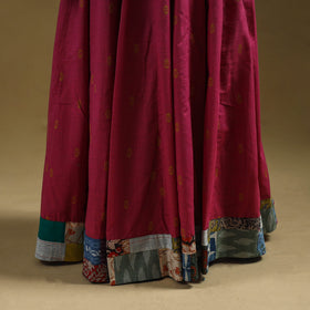 Jacquard patchwork 24 kali cotton long skirt 01