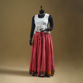 Jacquard patchwork 24 kali cotton long skirt 19