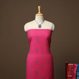 Jacquard weave cotton 2pc unstitched dress material