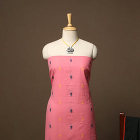 Jacquard weave cotton 2pc unstitched dress material