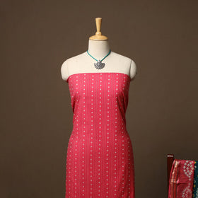 Jacquard weave cotton 2pc unstitched dress material