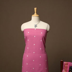 Jacquard weave cotton 2pc unstitched dress material