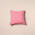 Jacquard weave cotton cushion cover 47 - handcrafted