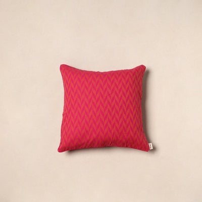 Jacquard weave cotton cushion cover 55 - handcrafted