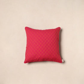 Jacquard weave cotton cushion cover 55 - handcrafted