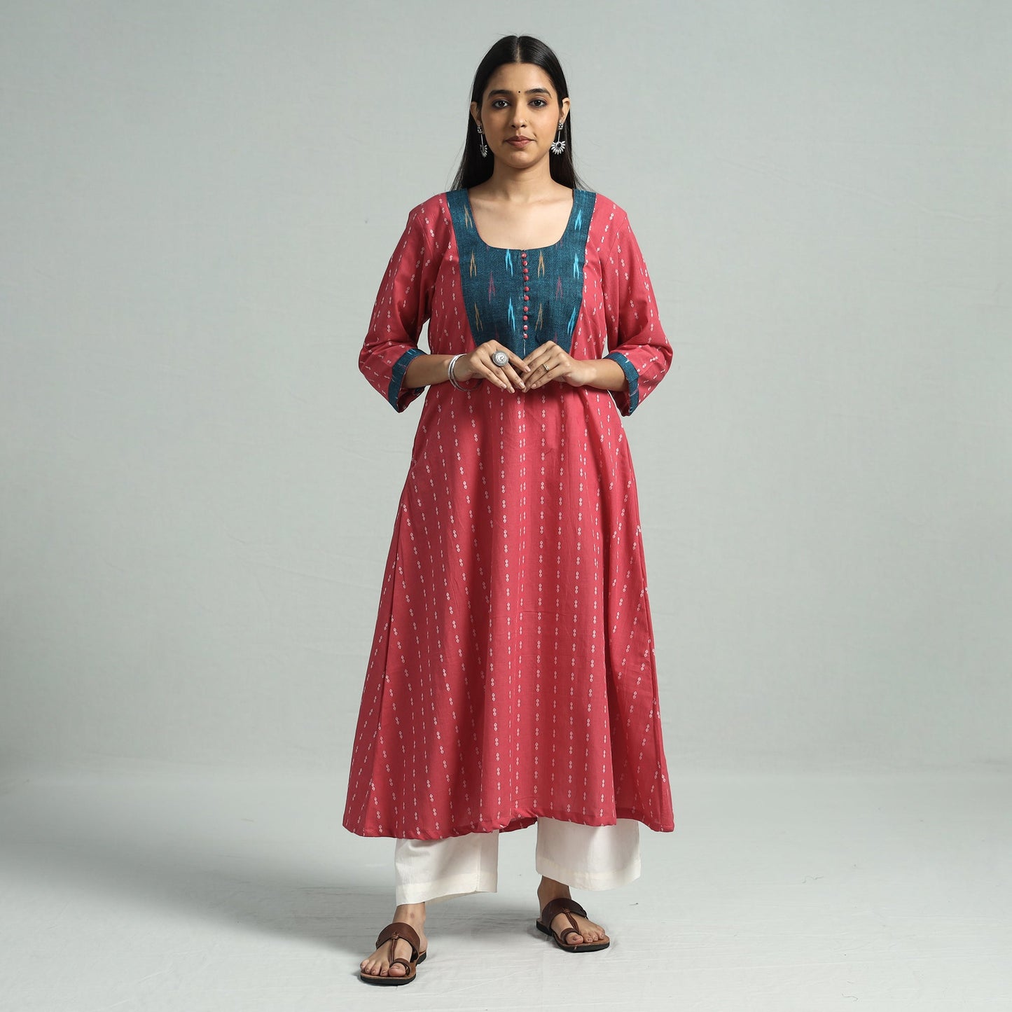 Jacquard kurta 