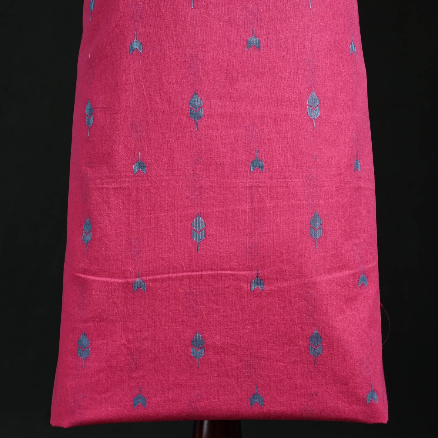 Jacquard weave cotton patchwork unstitched kurta material