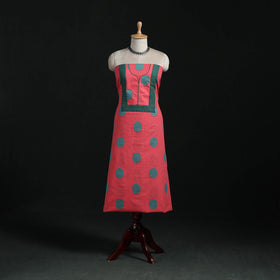 Jacquard weave cotton patchwork unstitched kurta material
