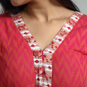 Buy Jacquard Weave Cotton Stitched Blouse 