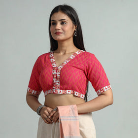 Buy Jacquard Weave Cotton Stitched Blouse 