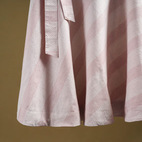 Jacquard weave cotton wrap around skirt 07 - handcrafted