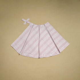 Jacquard weave cotton wrap around skirt 07 - handcrafted