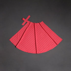Jacquard weave cotton wrap around skirt 35 - handcrafted