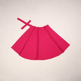 Jacquard weave cotton wrap around skirt 39 - handcrafted