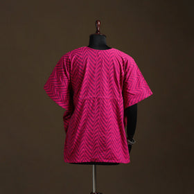 Jacquard weave patchwork cotton kaftan (short) 08