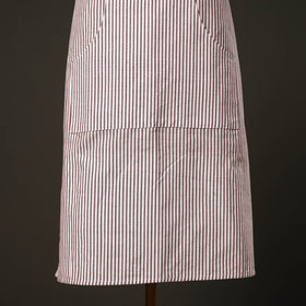 Pink - jhiri handloom cotton apron with pocket 16