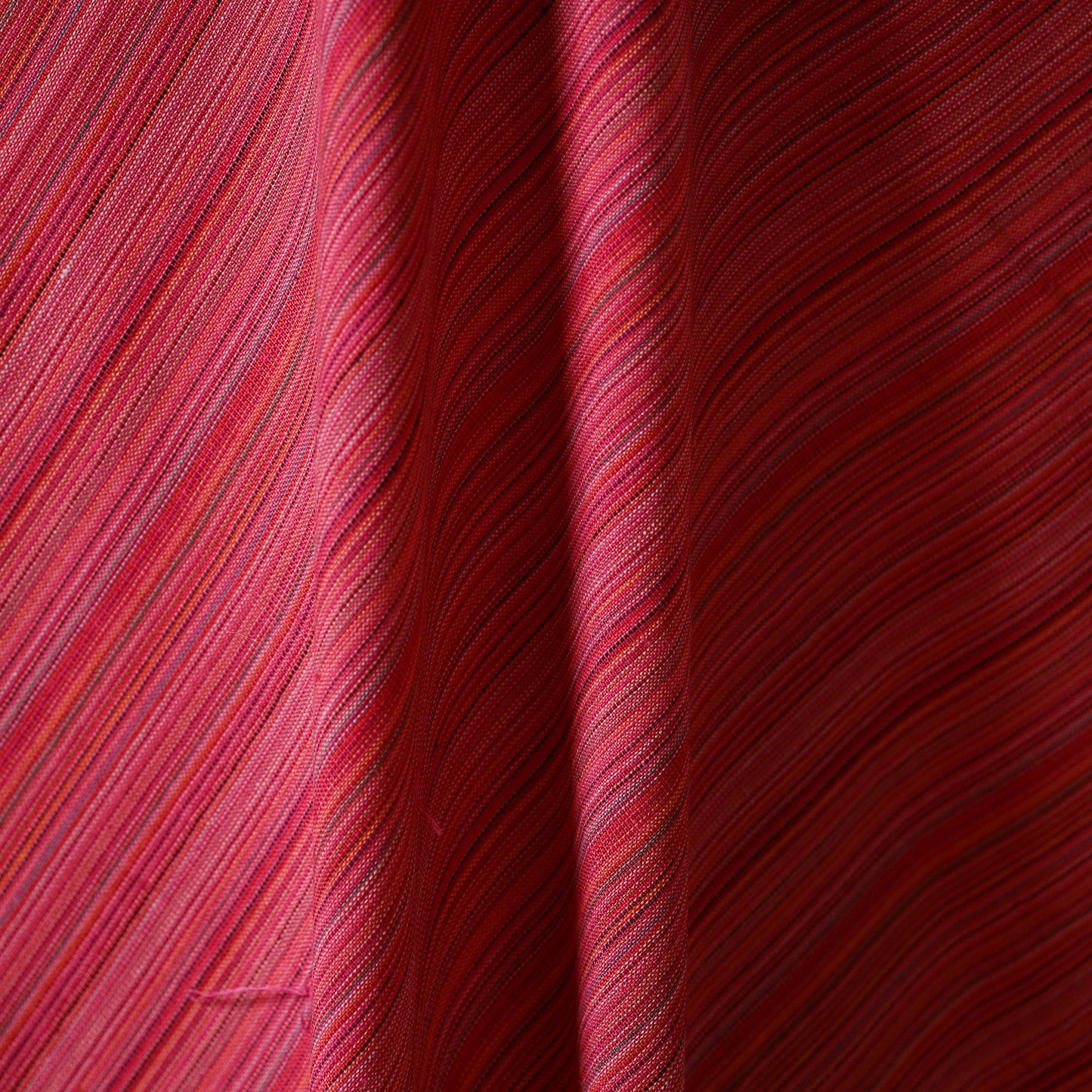 Pink - jhiri pure handloom cotton fabric 09 - handcrafted