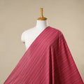 Pink - jhiri pure handloom cotton fabric 09 - handcrafted
