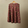 Pink - kalamkari cotton wrap around skirt 12 - handcrafted