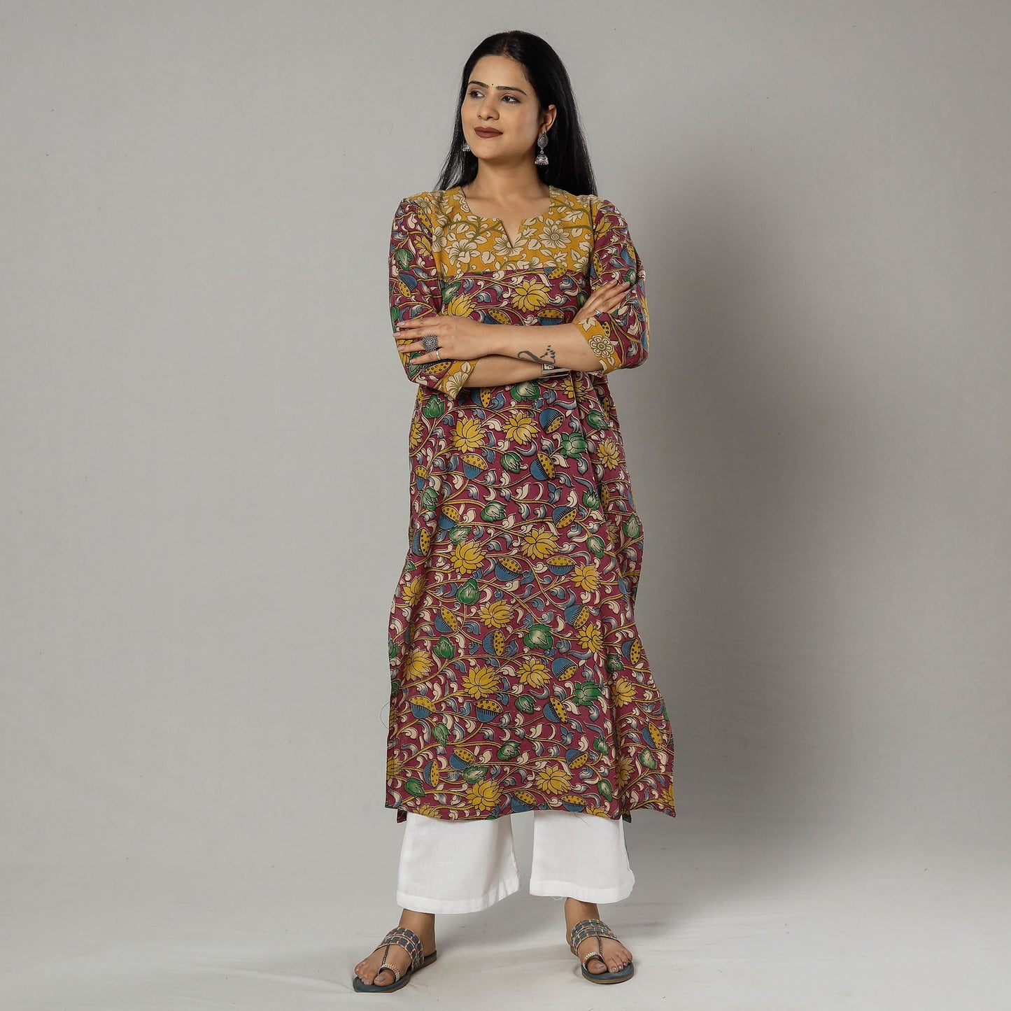 kalamkari printed kurta