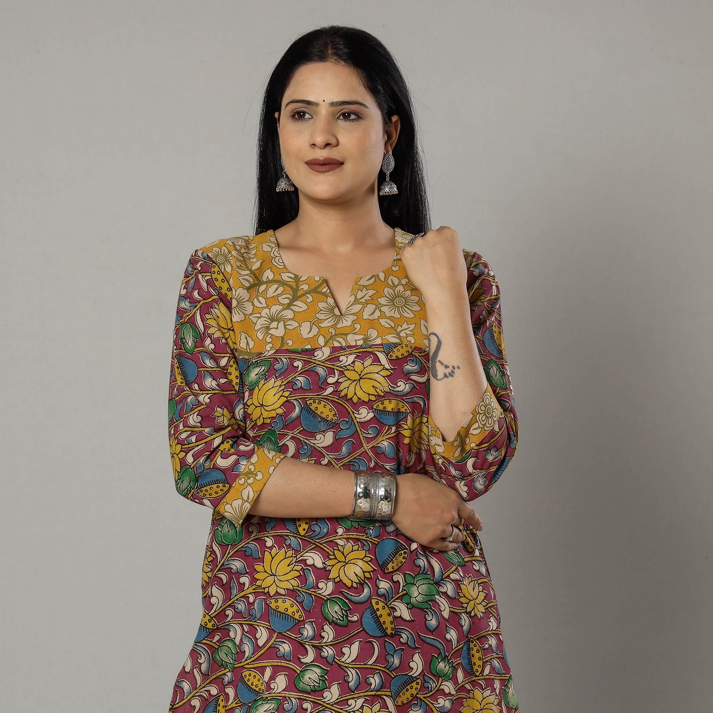kalamkari printed kurta