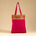  Pink Kanchipuram Cotton Tote Bag