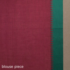 Pink - kandangi chettinad cotton saree with border 100