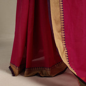 Pink - kandangi chettinad cotton saree with border 24