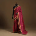 Pink - kandangi chettinad cotton saree with border 32