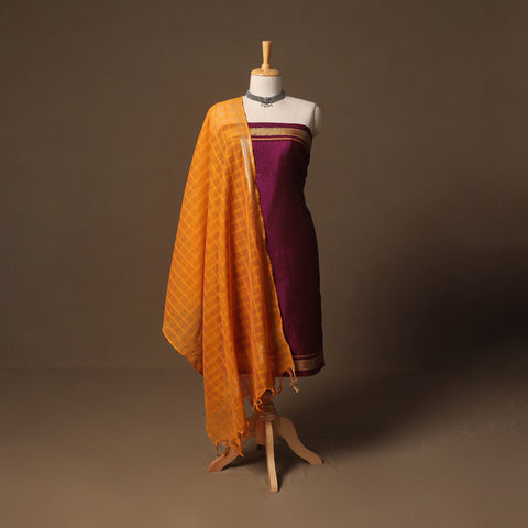 Karnataka khun mercerised cotton 3pc unstitched dress