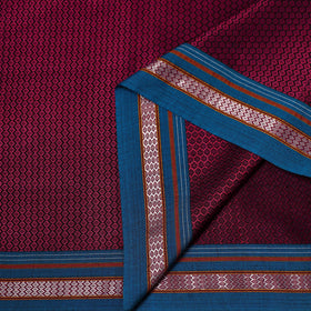 Karnataka weave cotton khun fabric 06 - handcrafted