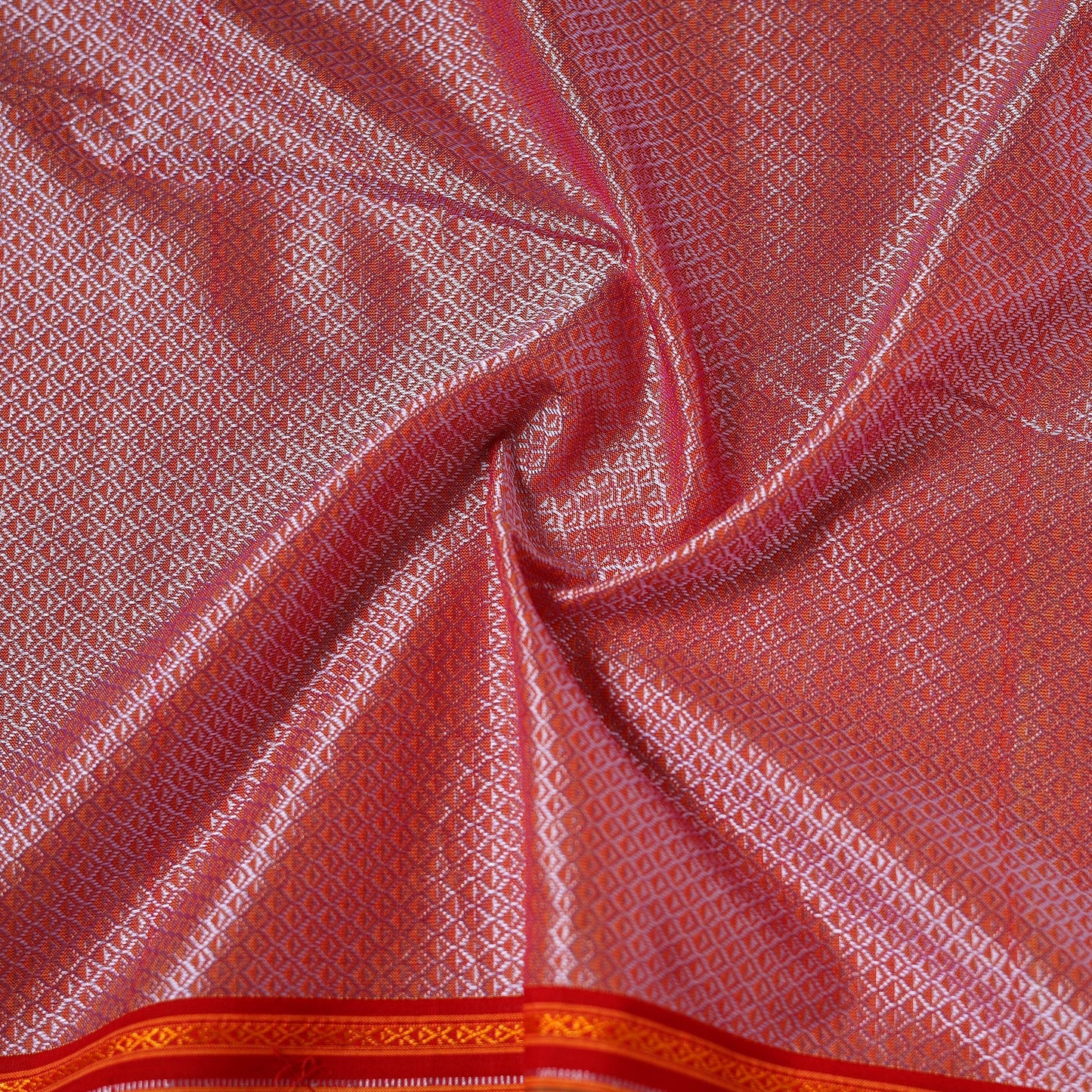 Karnataka weave cotton khun fabric 13 - handcrafted