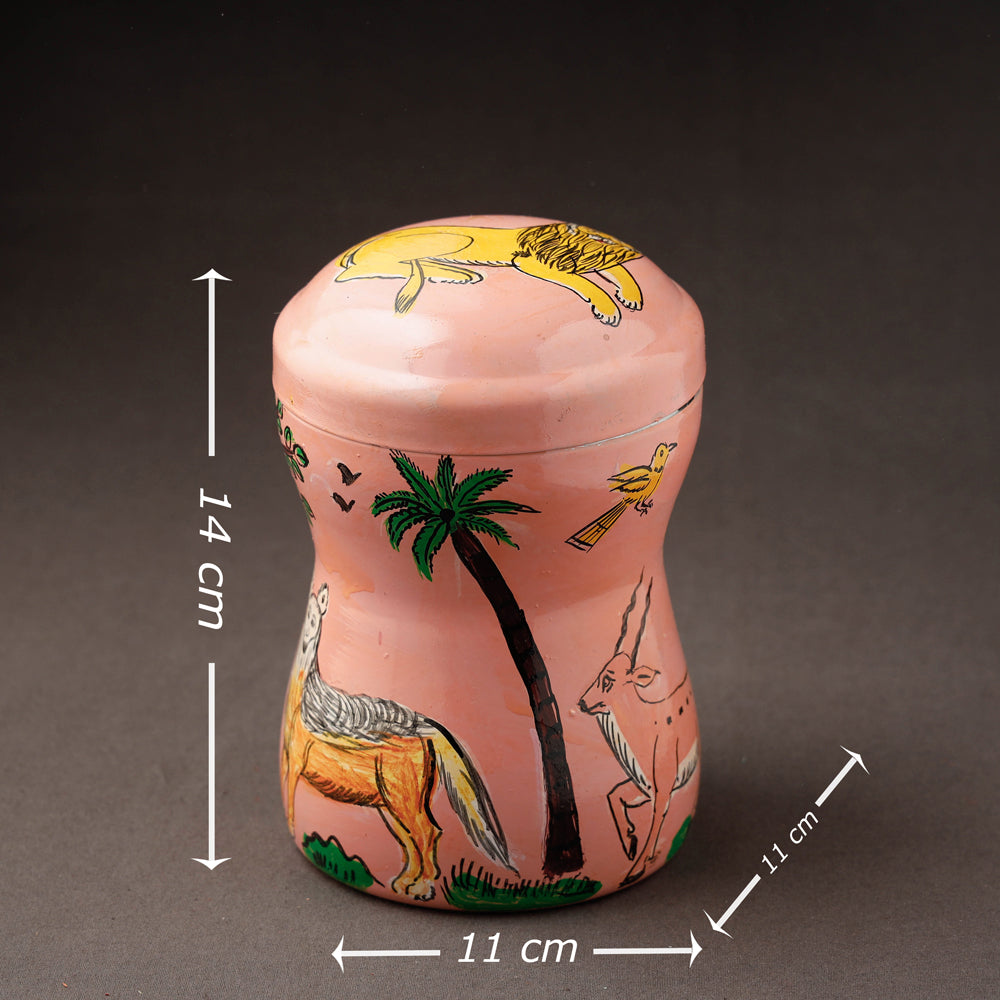  Kavad Handpainted Stainless Steel Multi Utility Canister 