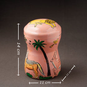  Kavad Handpainted Stainless Steel Multi Utility Canister 