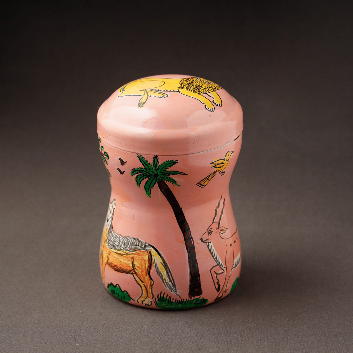  Kavad Handpainted Stainless Steel Multi Utility Canister 