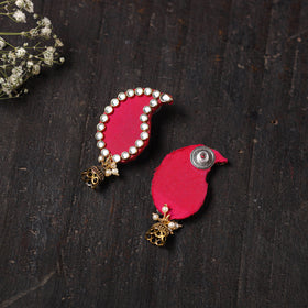 Buy Kavya Stone Work Fabart Earrings 