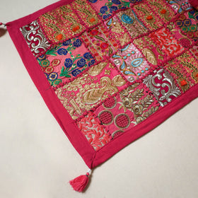Khambadiya patchwork table runner (71 x 16 in) 07