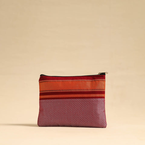  Pink Khun Fabric Quilted Cotton Utility Pouch