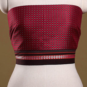 Khun weave cotton blouse piece 18 - handcrafted