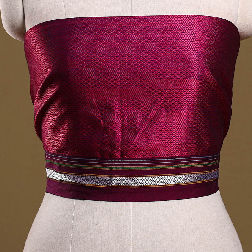 Khun weave cotton blouse piece 30 - handcrafted