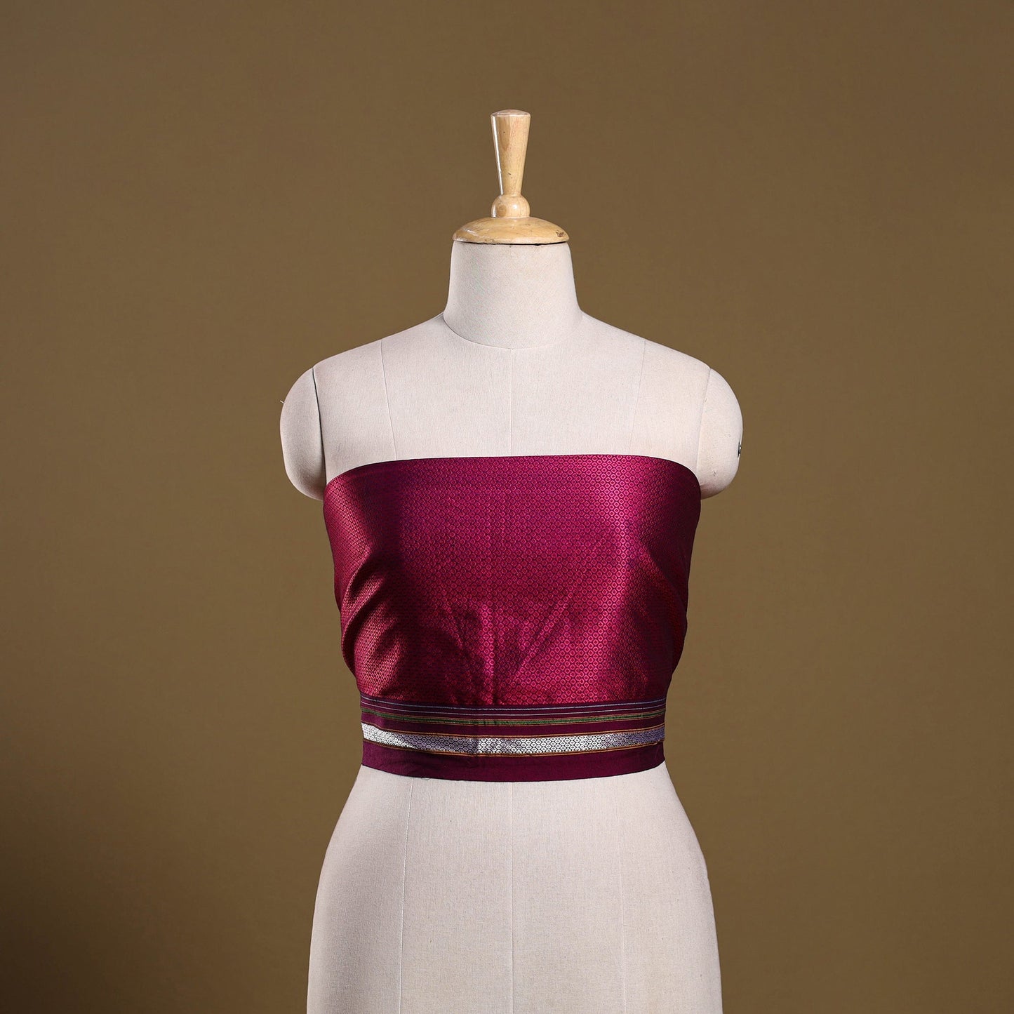 Khun weave cotton blouse piece 30 - handcrafted