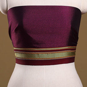 Khun weave cotton blouse piece 32 - handcrafted