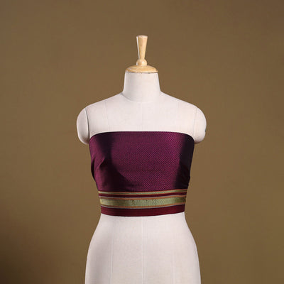 Khun weave cotton blouse piece 32 - handcrafted