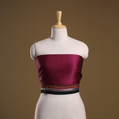 Khun weave cotton blouse piece 55 - handcrafted